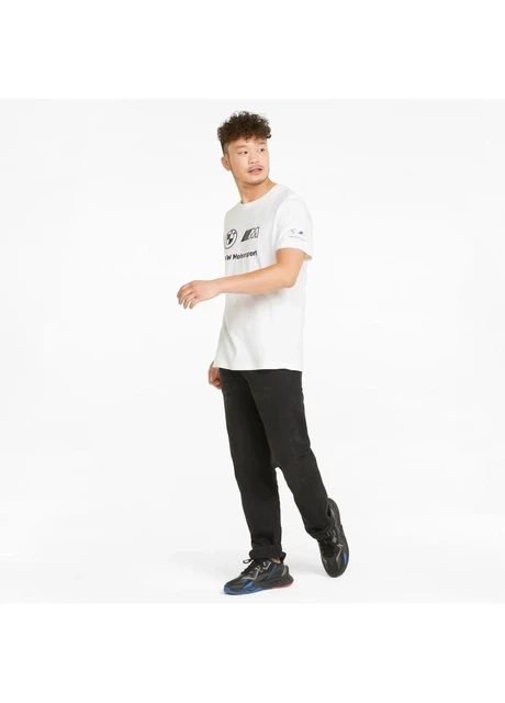 Футболка чоловіча Puma Bmw M Motorsport Logo Tee White (533398-02) — фото 6