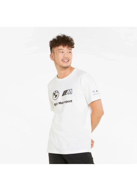Футболка чоловіча Puma Bmw M Motorsport Logo Tee White (533398-02) — фото 8