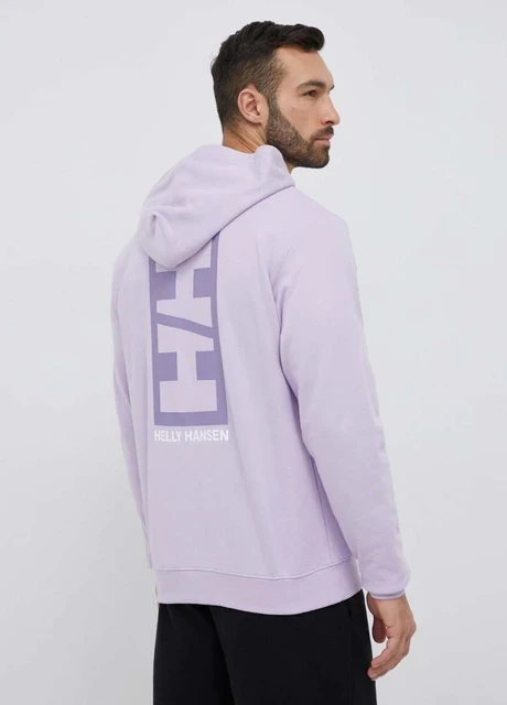 Кофта чоловіча Helly Hansen Core Graphic Hoodie Hoodie In Lilatech (53924-699) — фото 4