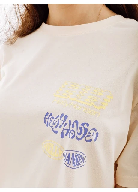 Футболка жіноча Helly Hansen W Play T-Shirt Beige (53941-020) — фото 4