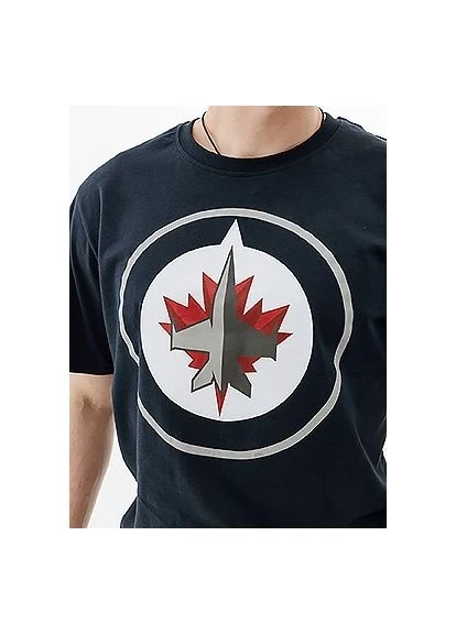 Футболка чоловіча 47 Brand Winnipeg Jets Imprint Black (544246FN-FS) — фото 2