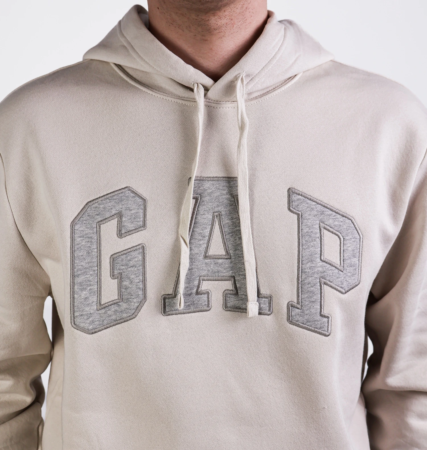 Кофта чоловіча Gap Logo Hoodie Unbleached (546844321) — фото 5