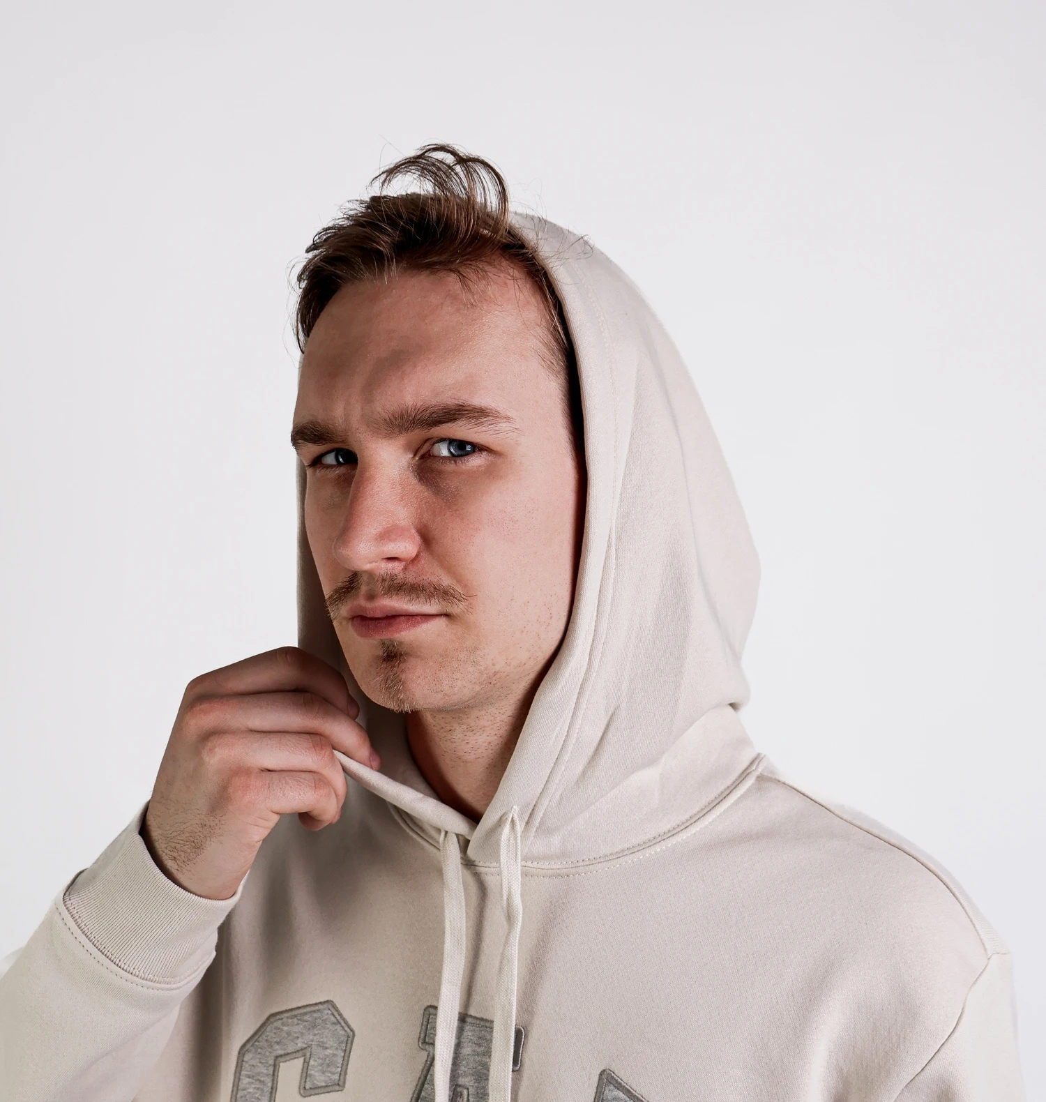Кофта чоловіча Gap Logo Hoodie Unbleached (546844321) — фото 7