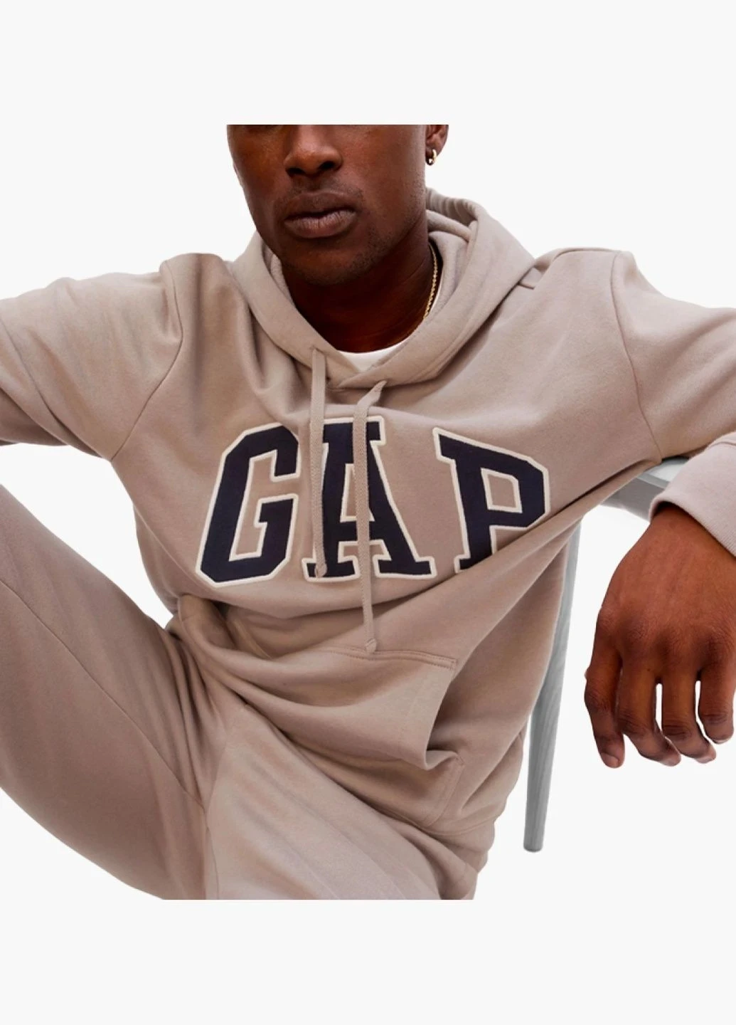 Кофта чоловіча Gap Logo Hoodie Brown (546844471) — фото 1
