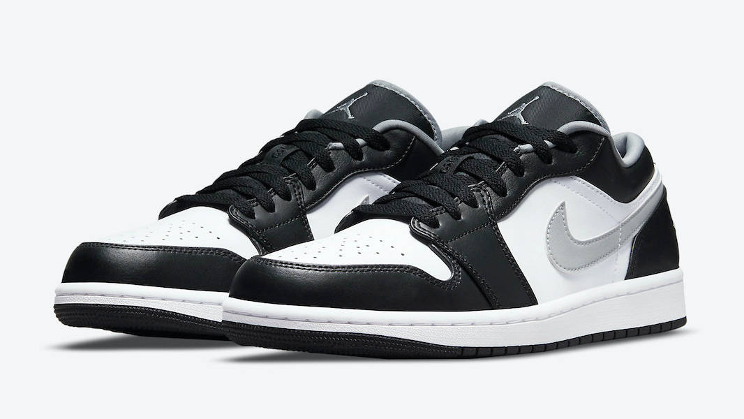 Кросівки Nike Air Jordan 1 Low Black Particle Grey — фото 3