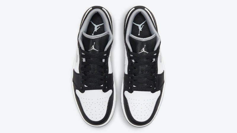 Кросівки Nike Air Jordan 1 Low Black Particle Grey — фото 4