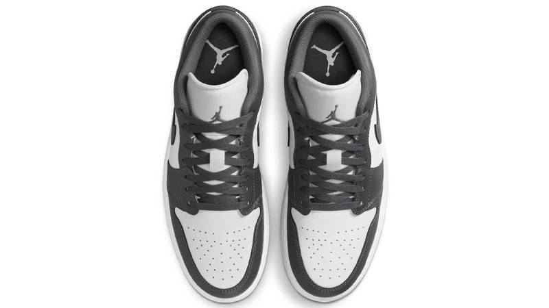 Кросівки чоловічі Air Jordan 1 Low 'Grey White' — фото 4