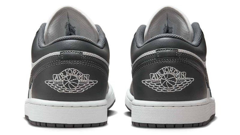 Кросівки чоловічі Air Jordan 1 Low 'Grey White' — фото 6