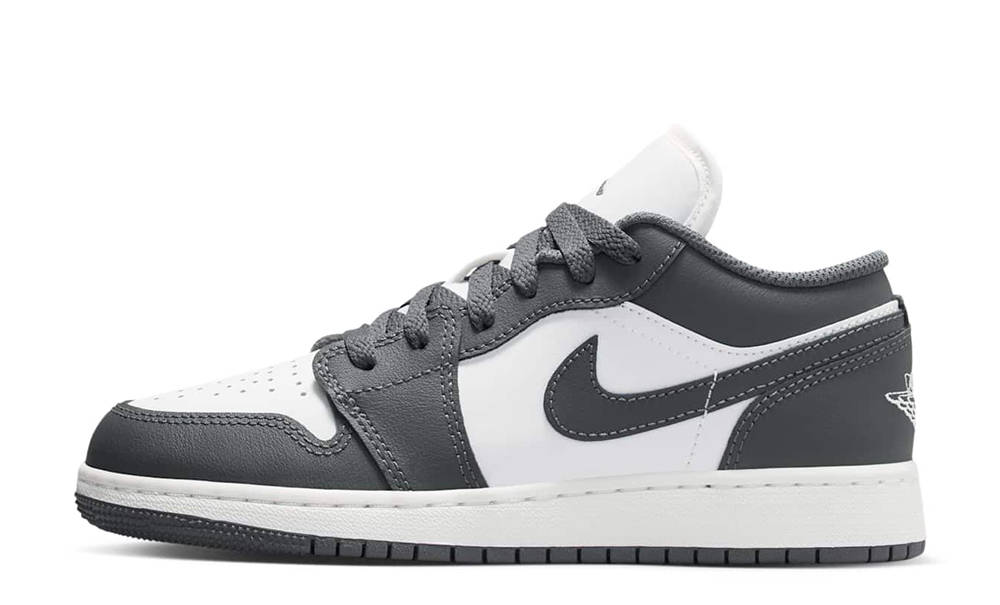 Кросівки Air Jordan 1 Low GS Iron Grey — фото 1