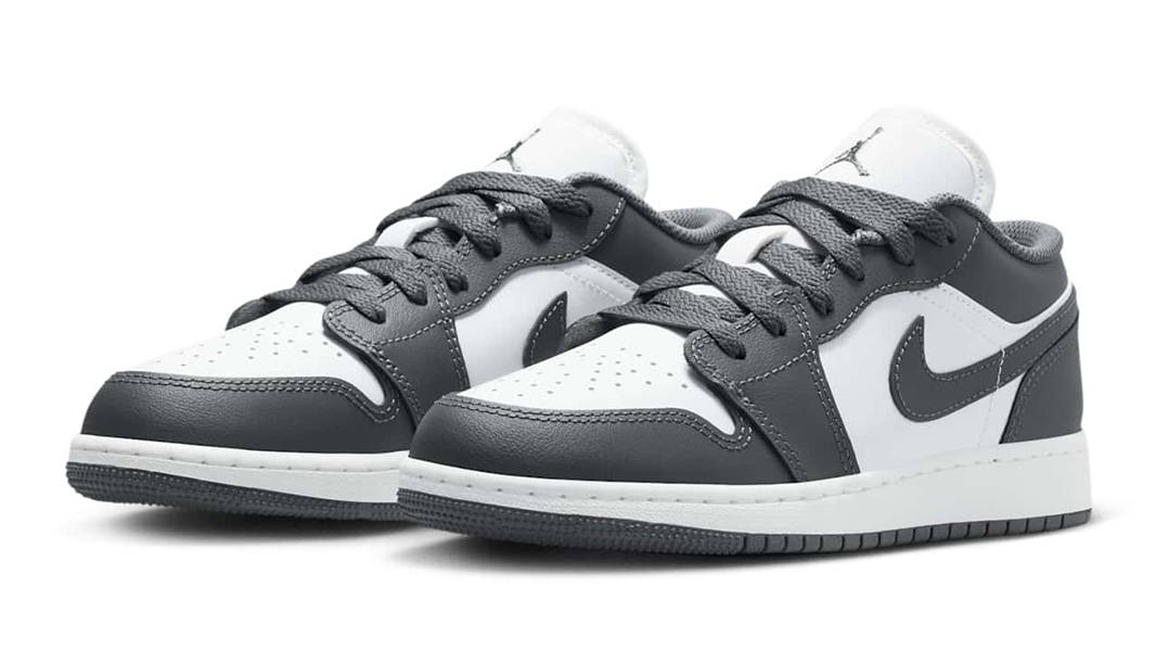 Кросівки Air Jordan 1 Low GS Iron Grey — фото 3