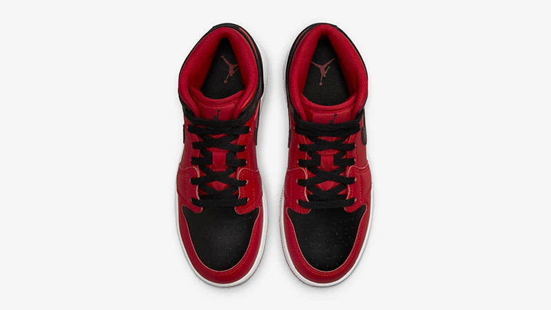 Кросівки дитячі Air Jordan 1 Mid GS 'Reverse Bred' — фото 4