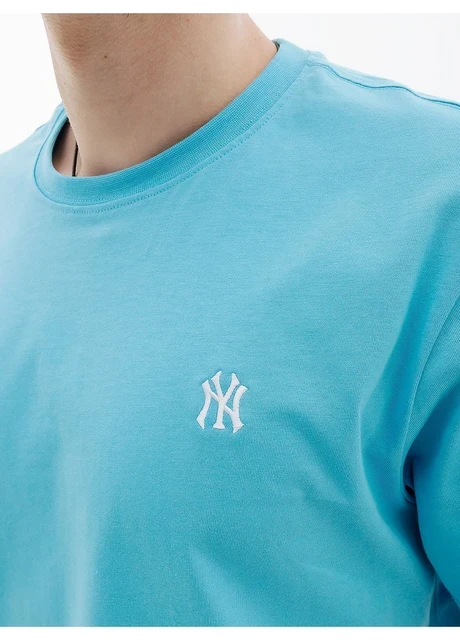 Футболка чоловіча 47 Brand New York Yankees Base Runner Light Blue (580762VD-FS) — фото 3