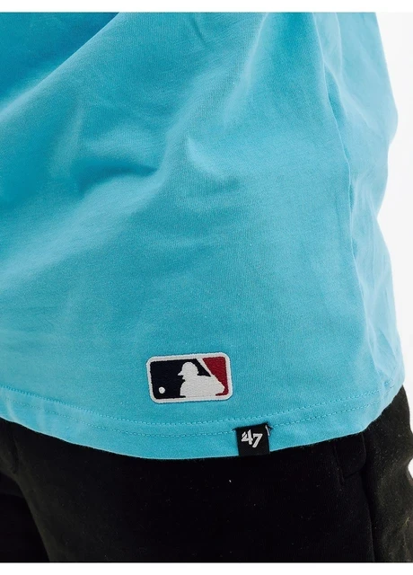 Футболка чоловіча 47 Brand New York Yankees Base Runner Light Blue (580762VD-FS) — фото 4