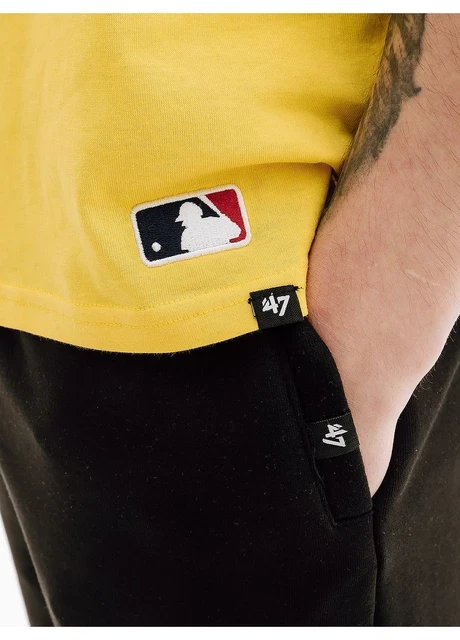 Футболка чоловіча 47 Brand Pittsburgh Pirates Base Runner Yellow (580768XZ-FS) — фото 4