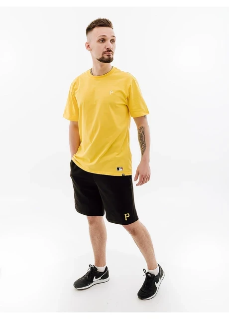 Шорти чоловічі 47 Brand Pittsburgh Pirates Base Runner Black (580769JK-FS) — фото 3