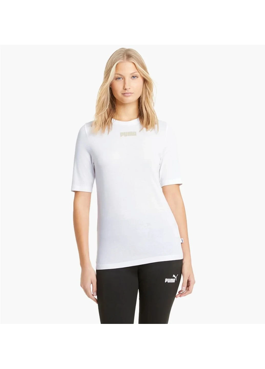 Футболка жіноча Puma Modern Basics Tee White (585929-02) — фото 1