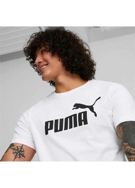 Футболка чоловіча Puma Essentials Logo Tee White (586449-02) — фото 3