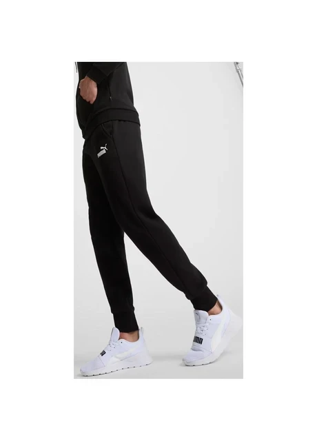 Брюки чоловічі Puma Ess Logo Pants Fl Cl - Black 58671401 (586714-01) — фото 4