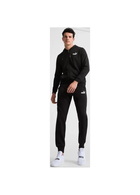 Брюки чоловічі Puma Ess Logo Pants Fl Cl - Black 58671401 (586714-01) — фото 6