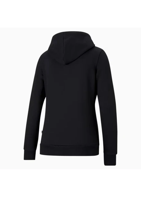 Кофта жіночі Puma Essentials Logo Full-Zip Hoodie Black (586806-01) — фото 3