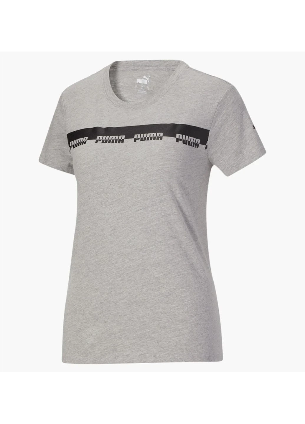 Футболка жіноча Puma Script Tee Grey (588558-04) — фото 1