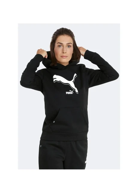 Кофта жіночі Puma Power Logo Black (589541-01) — фото 3