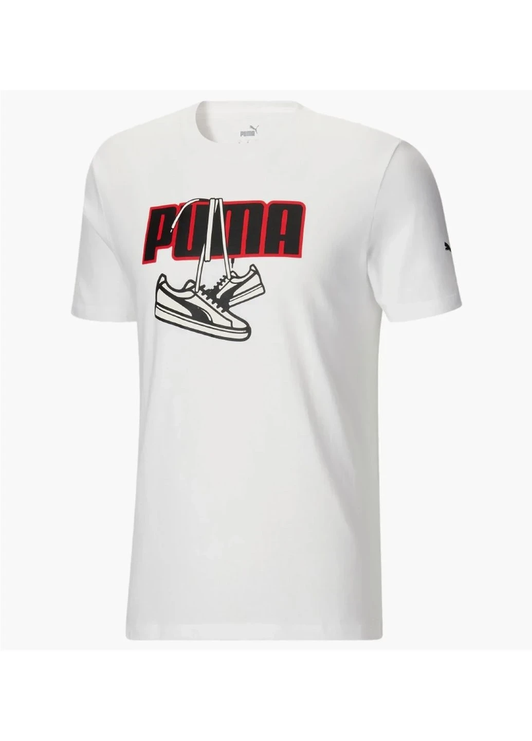 Футболка чоловіча Puma Футболка Чоловіча Puma Sneaker Hang Tee White 589770-02 (589770-02) — фото 1