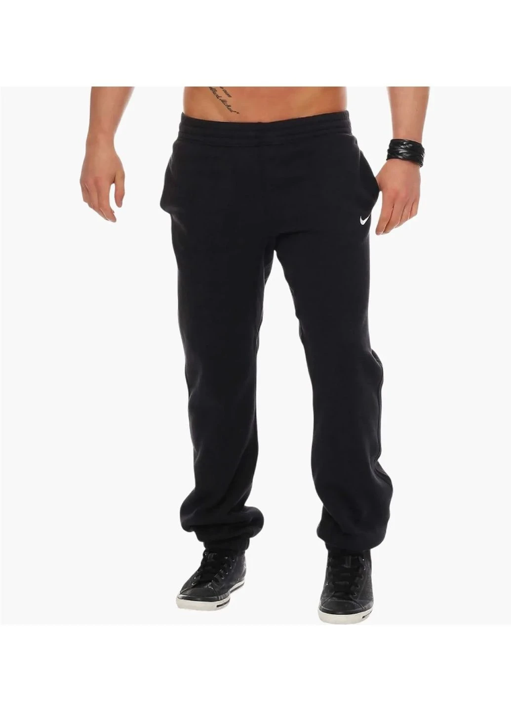 Брюки чоловічі Nike Club Cuff Pants-Swoosh (611459-010) — фото 1