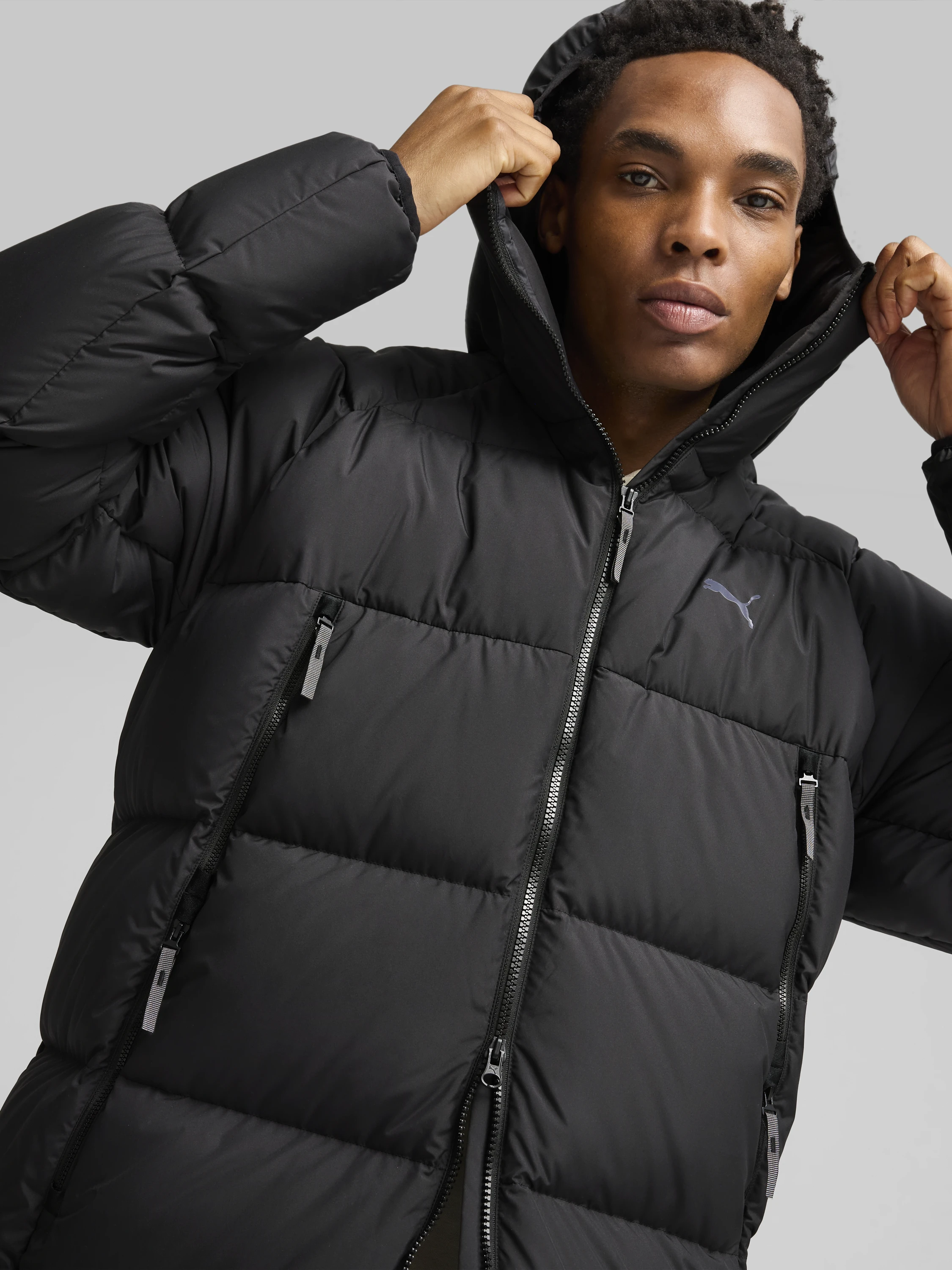 Куртка чоловіча Puma Long Hooded Down Coat (62646701) — фото 3