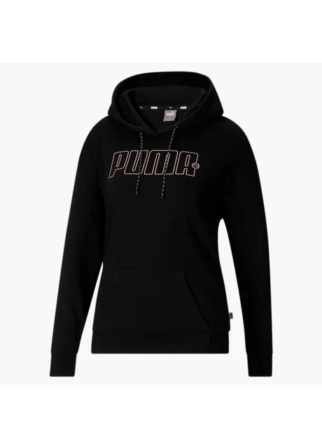 Кофта жіночі Puma Rebel Terry Hoodie Black (671167-01) — фото 1