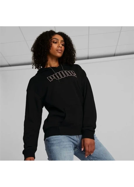 Кофта жіночі Puma Rebel Terry Hoodie Black (671167-01) — фото 6
