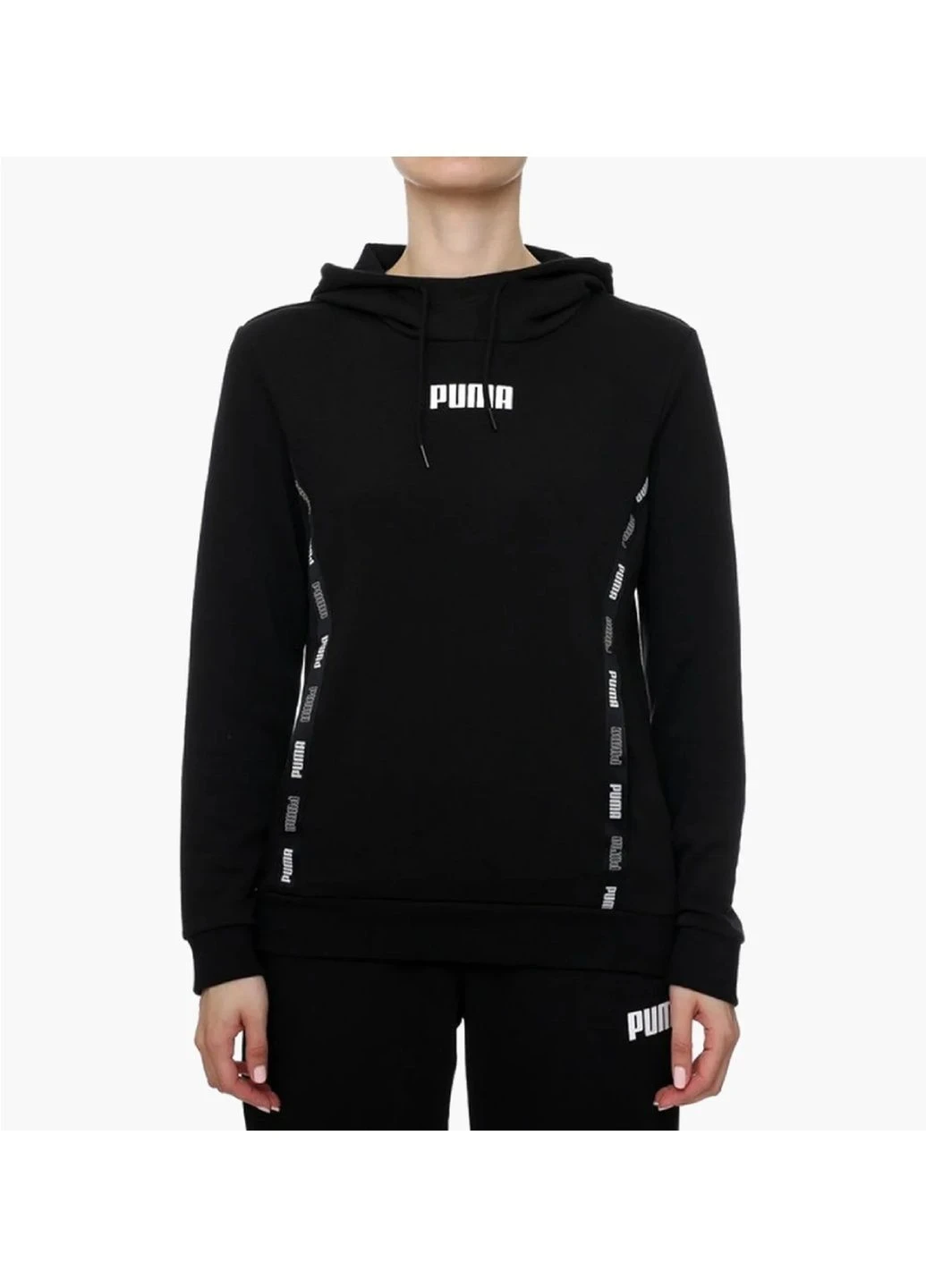 Кофта чоловіча Puma Tape French Terry Black (671327-01) — фото 1