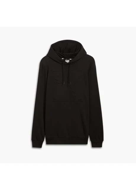 Кофта чоловіча Puma Ess Hoodie Black (671378-01) — фото 3