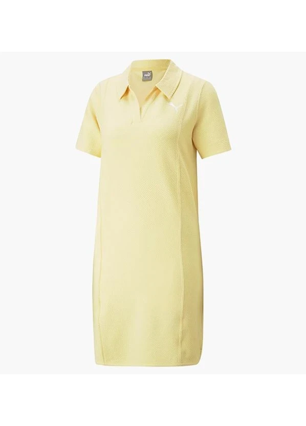 Плаття жіноче Puma Sleeve Polo Dress Yellow (673116-42) — фото 1