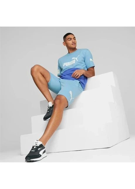 Футболка чоловіча Puma Power Colourblock Light Blue/Blue (673321-93) — фото 7