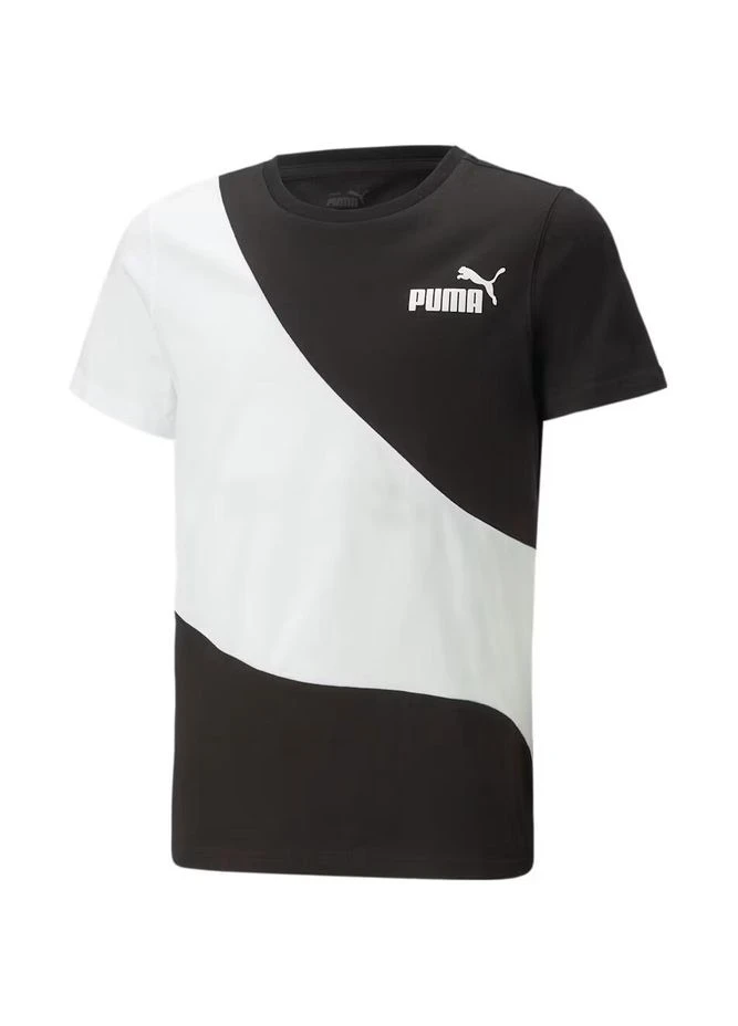 Футболка підліткова Puma Power Cat Tee Black/White (674231-01) — фото 1