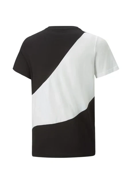 Футболка підліткова Puma Power Cat Tee Black/White (674231-01) — фото 3