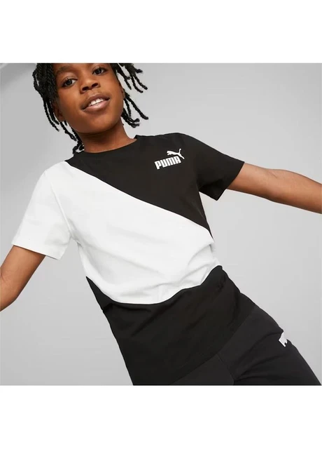 Футболка підліткова Puma Power Cat Tee Black/White (674231-01) — фото 4