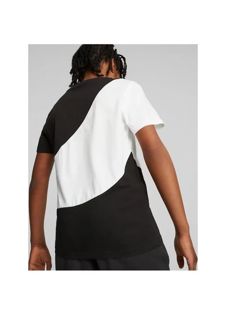 Футболка підліткова Puma Power Cat Tee Black/White (674231-01) — фото 5