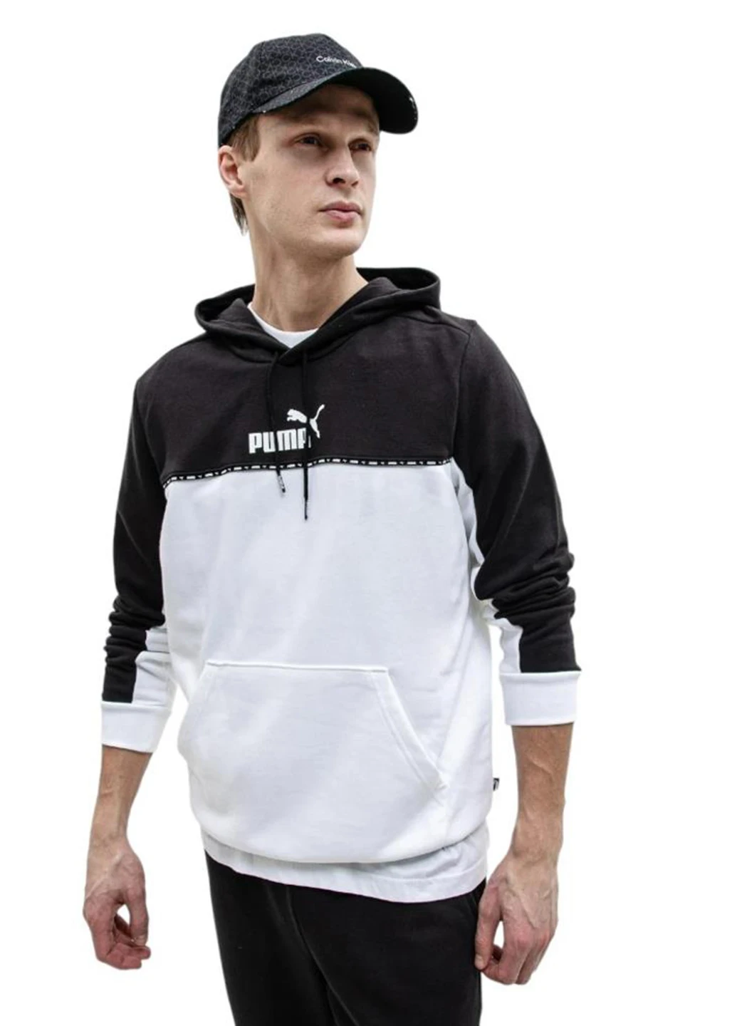 Кофта чоловіча Puma Ess Block X Tape Hoodie (67517301) — фото 1