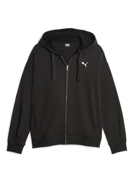 Спортивний костюм жіночий Puma Her Full-Zip Hoodie Tr High Waist Pants Black (676003-01__676006-01) — фото 4