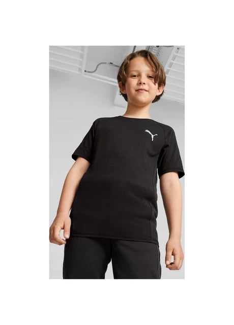Футболка підліткова Puma Evostripe Youth Tee Black (676276-01) — фото 4