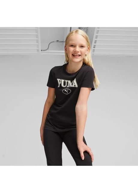 Футболка підліткова Puma Squad Youth Graphic Tee Black (676441-01) — фото 4