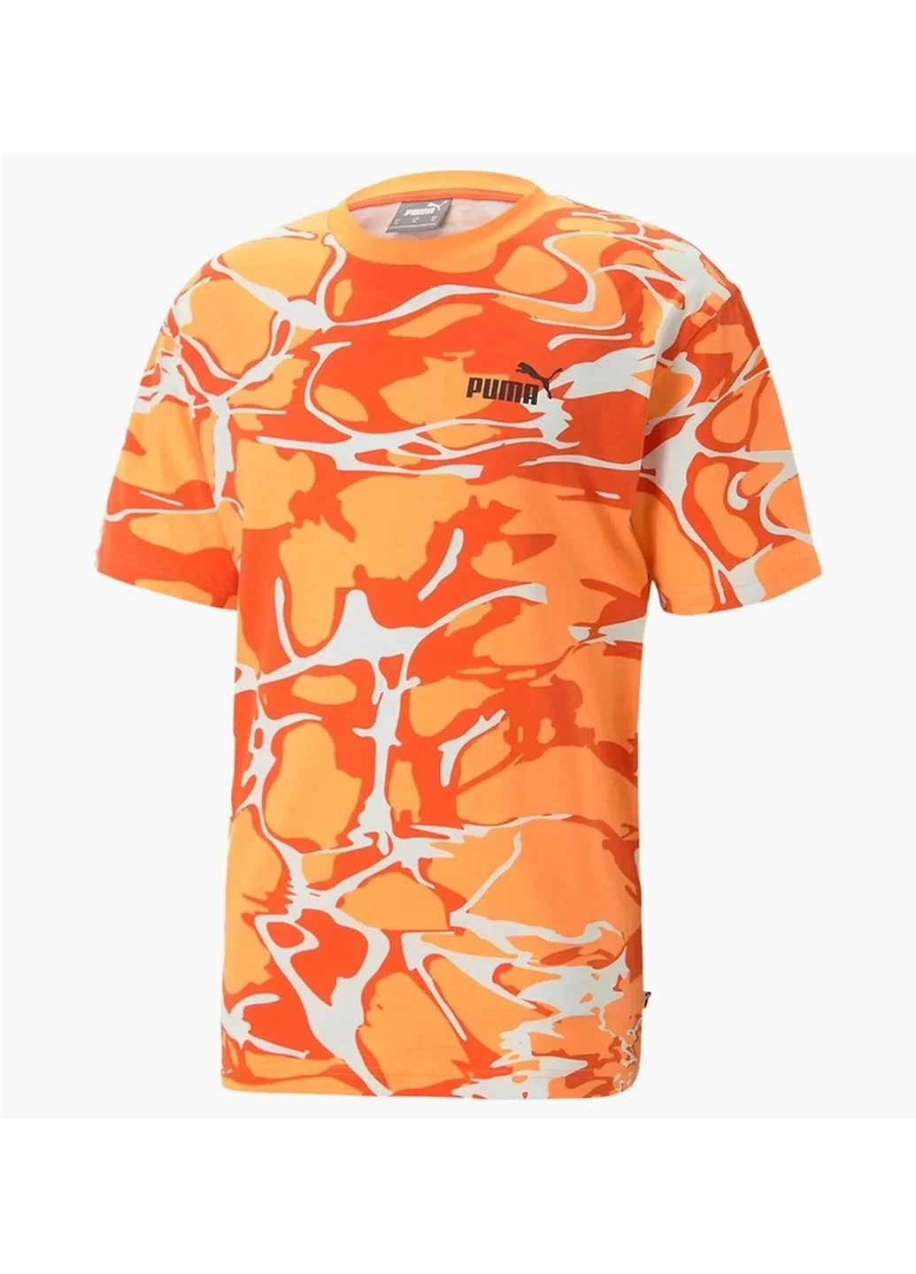 Футболка чоловіча Nike Футболка Чоловіча Nike Clementine Summer Splash Aop T-Shirt Camo/Orange 677096-46 (677096-46) — фото 1