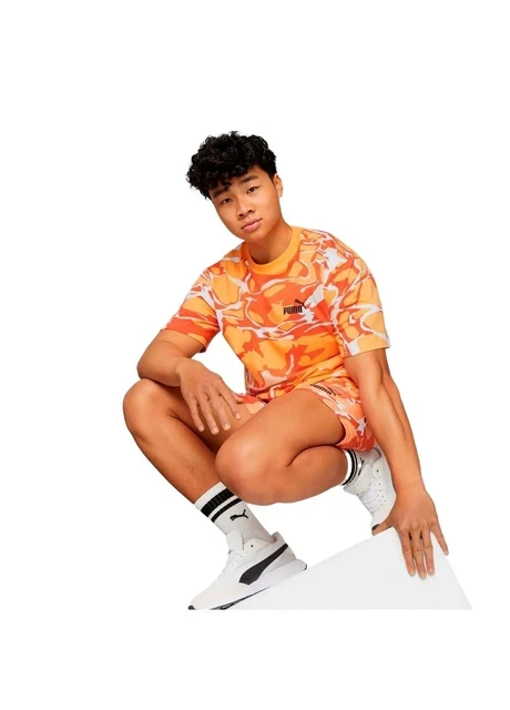 Футболка чоловіча Nike Футболка Чоловіча Nike Clementine Summer Splash Aop T-Shirt Camo/Orange 677096-46 (677096-46) — фото 5