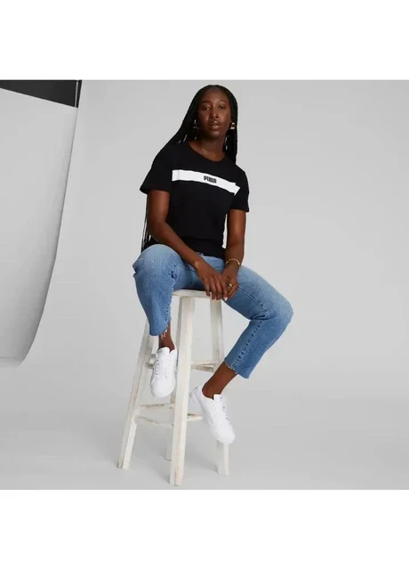 Футболка жіноча Puma Upfront Line Tee Black (678752-01) — фото 3