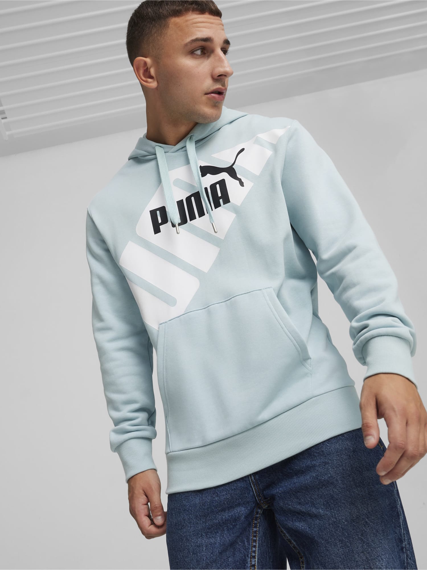 Кофта чоловіча Puma Power Graphic Hoodie (67896322) — фото 4