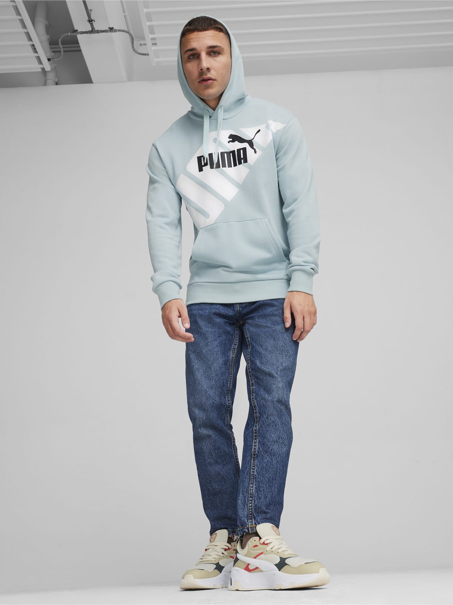 Кофта чоловіча Puma Power Graphic Hoodie (67896322) — фото 6