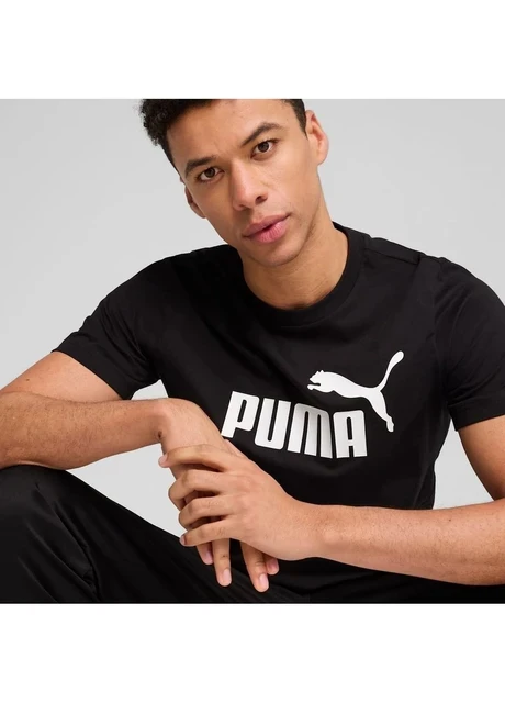 Футболка чоловіча Puma Essentials No. 1 Logo Tee Men Black (682532-01) — фото 4
