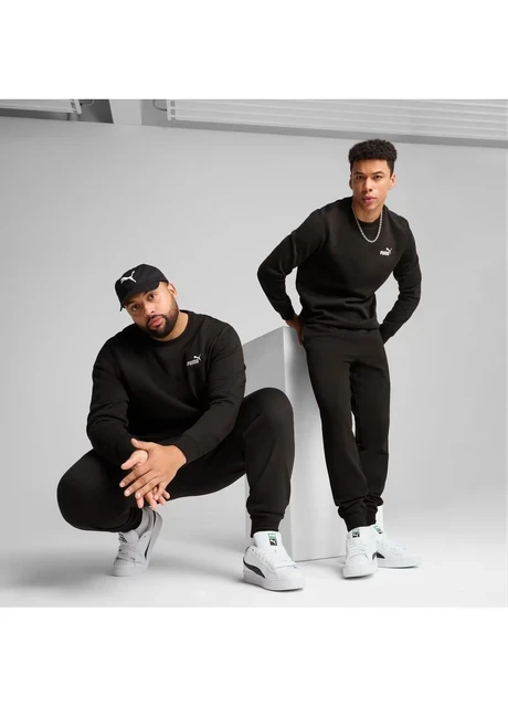 Чорний спортивний костюм Puma Essential Fleece — фото 4